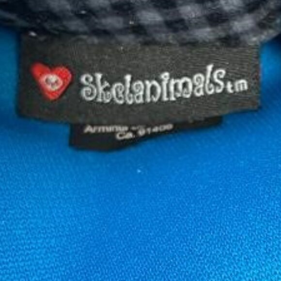 TOYNAMI RARE SKELANIMALS ~ DEAD IN PLAID DAX THE DOG PLUSH DOLL / STUFFED ANIMAL - Picture 14 of 16